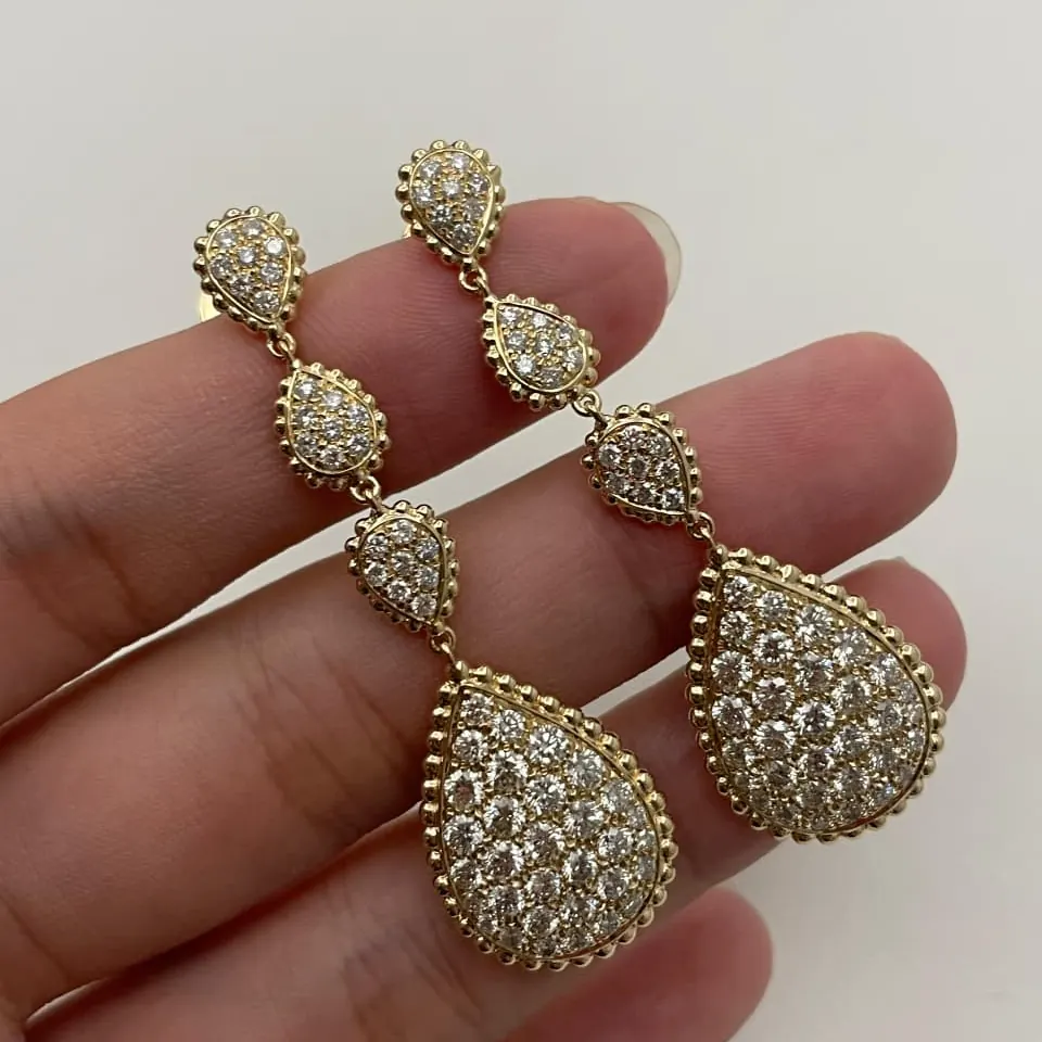 BCH — Beaded pavé pears