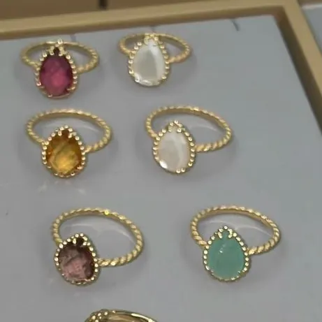 Pear Stone Ring — The Colour Range — view 1 of 2