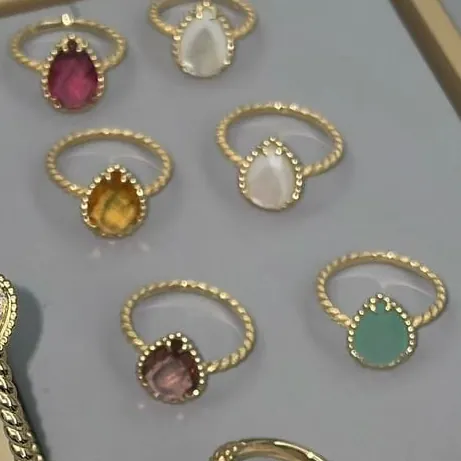 Pear Stone Ring — The Colour Range — view 2 of 2