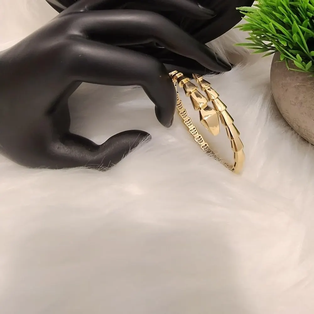 Serpent Wrap Bangle — Yellow Gold — view 1 of 2
