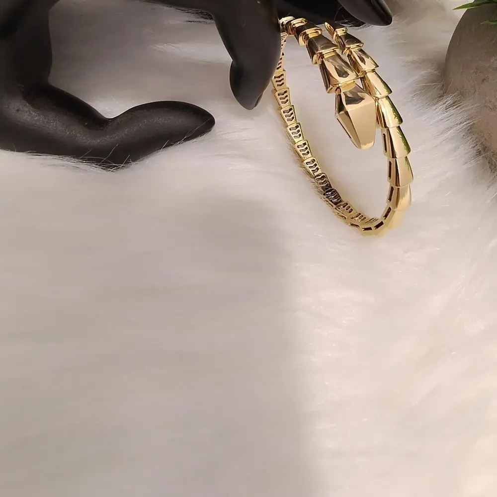 Serpent Wrap Bangle — Yellow Gold — view 2 of 2
