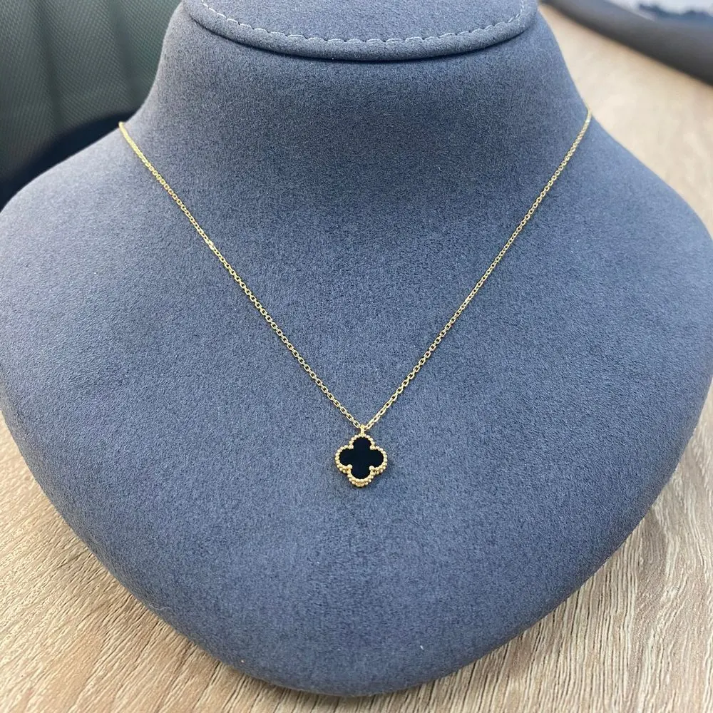 Clover Pendant — Black Onyx — view 1 of 2