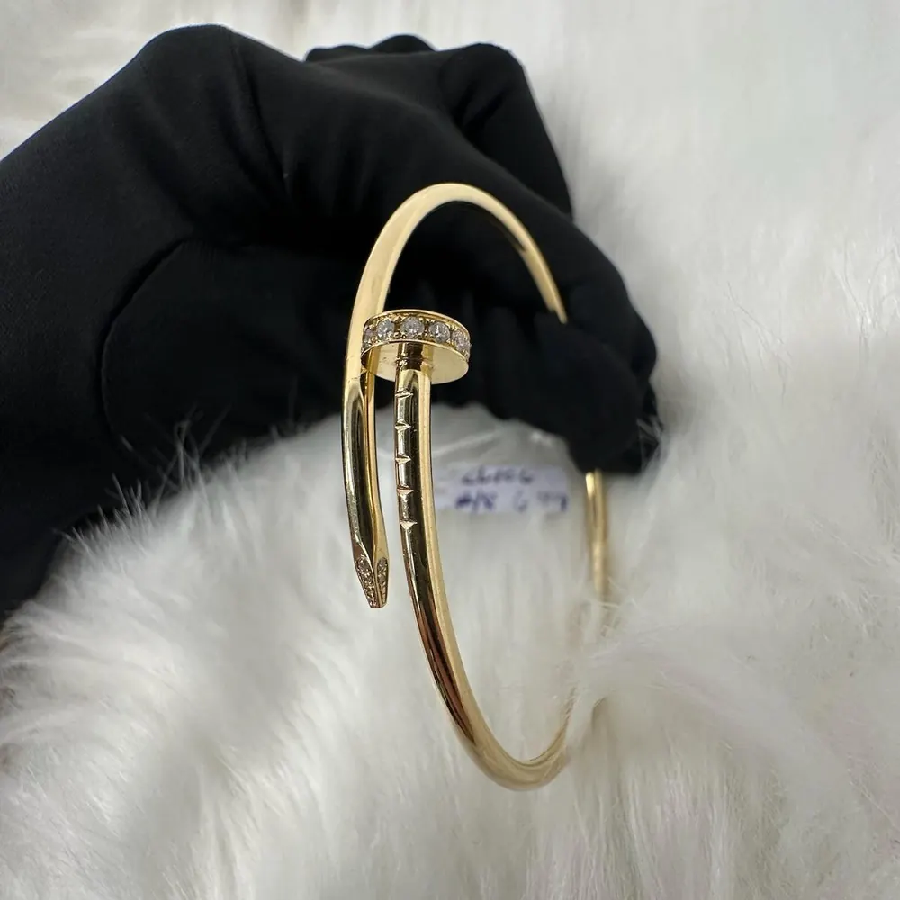 Nail Bangle — Yellow Gold — view 1 of 2
