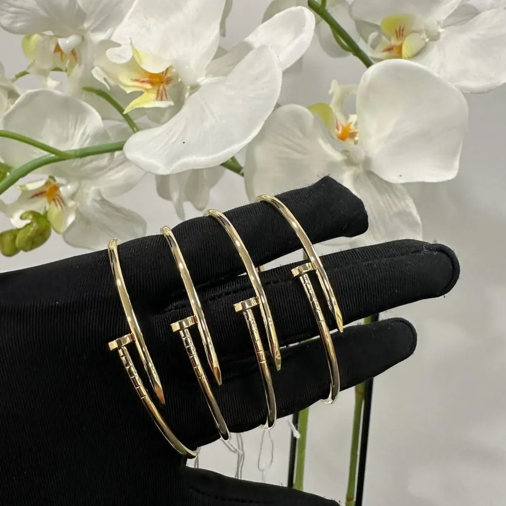 Nail Bangle — Yellow Gold — view 2 of 2