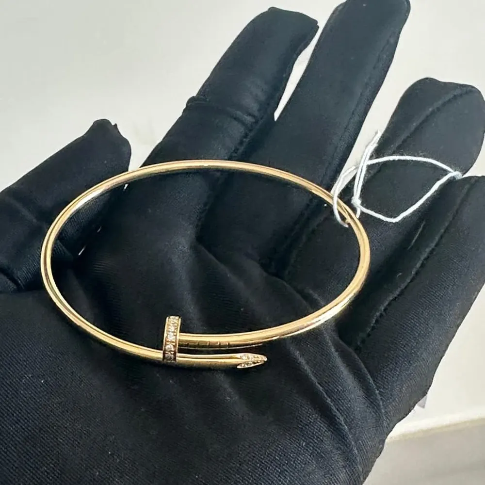 Nail Bangle — Pavé Head — view 1 of 2