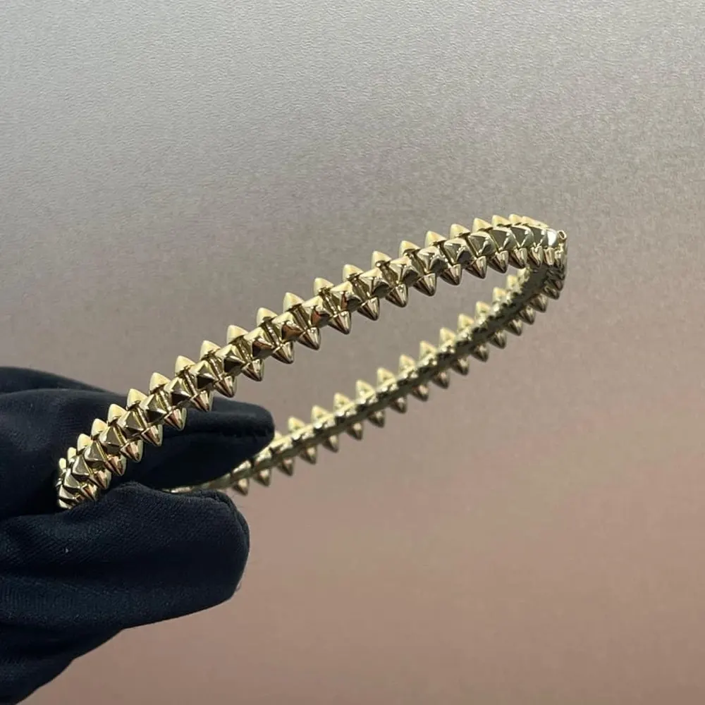 Spiked Bangle — Gold