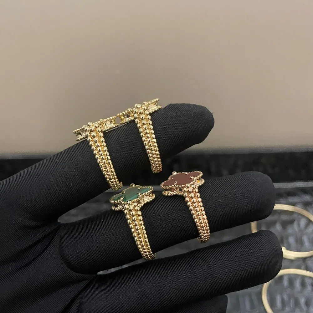 Beaded Band Ring — Gold