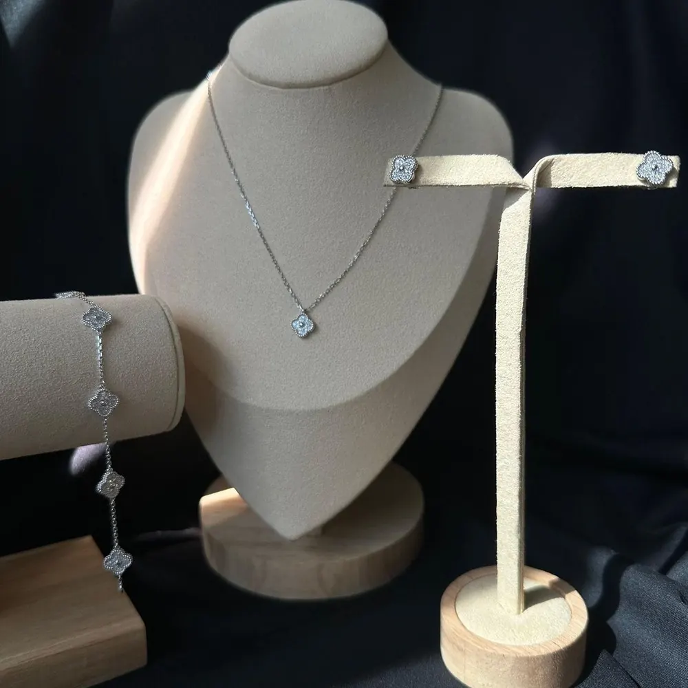 Clover Set — Diamond Pavé — view 1 of 2